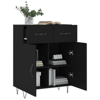 Thumbnail for Sideboard Schwarz 69,5x34x90 cm Holzwerkstoff