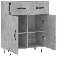 Thumbnail for Sideboard Betongrau 69,5x34x90 cm Holzwerkstoff