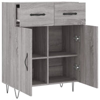 Thumbnail for Sideboard Grau Sonoma 69,5x34x90 cm Holzwerkstoff