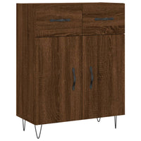 Thumbnail for Sideboard Braun Eichen-Optik 69,5x34x90 cm Holzwerkstoff