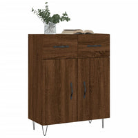 Thumbnail for Sideboard Braun Eichen-Optik 69,5x34x90 cm Holzwerkstoff