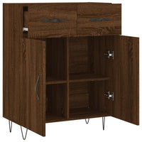 Thumbnail for Sideboard Braun Eichen-Optik 69,5x34x90 cm Holzwerkstoff