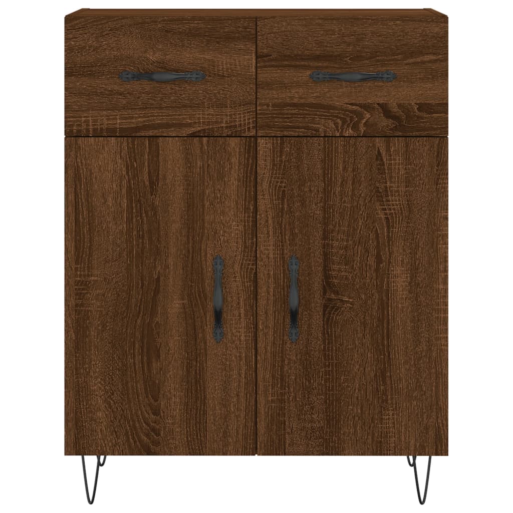 Sideboard Braun Eichen-Optik 69,5x34x90 cm Holzwerkstoff