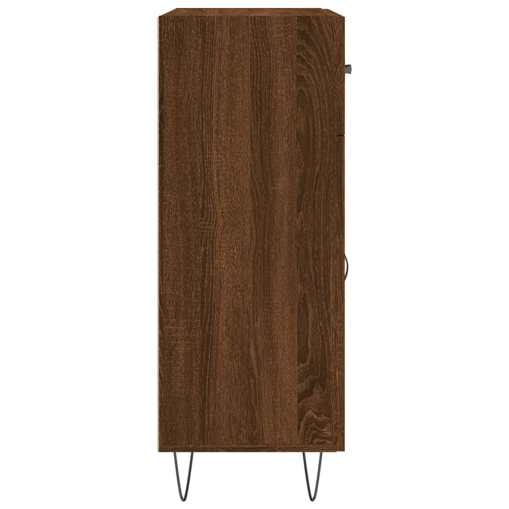Sideboard Braun Eichen-Optik 69,5x34x90 cm Holzwerkstoff