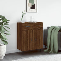 Thumbnail for Sideboard Braun Eichen-Optik 69,5x34x90 cm Holzwerkstoff