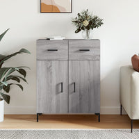 Thumbnail for Sideboard Grau Sonoma 69,5x34x90 cm Holzwerkstoff