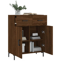 Thumbnail for Sideboard Braun Eichen-Optik 69,5x34x90 cm Holzwerkstoff