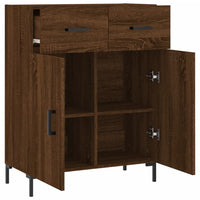 Thumbnail for Sideboard Braun Eichen-Optik 69,5x34x90 cm Holzwerkstoff