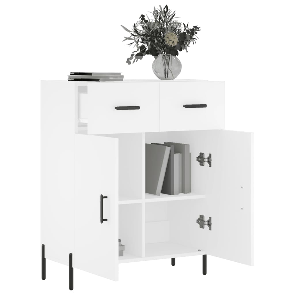Sideboard Weiß 69,5x34x90 cm Holzwerkstoff