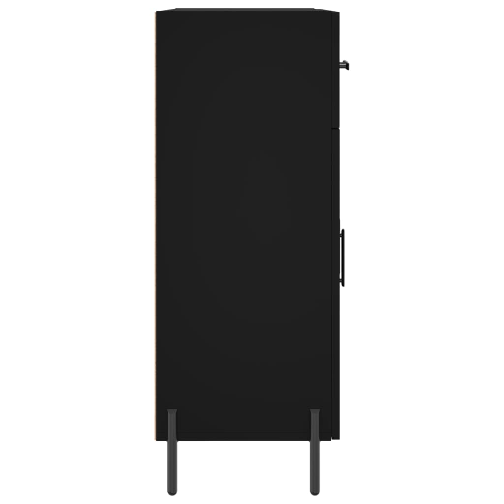Sideboard Schwarz 69,5x34x90 cm Holzwerkstoff