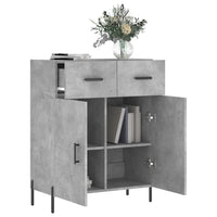 Thumbnail for Sideboard Betongrau 69,5x34x90 cm Holzwerkstoff