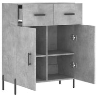 Thumbnail for Sideboard Betongrau 69,5x34x90 cm Holzwerkstoff