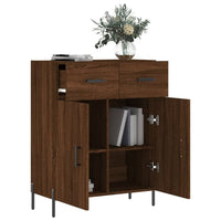 Thumbnail for Sideboard Braun Eichen-Optik 69,5x34x90 cm Holzwerkstoff
