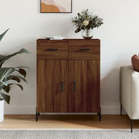 Thumbnail for Sideboard Braun Eichen-Optik 69,5x34x90 cm Holzwerkstoff