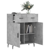 Thumbnail for Sideboard Betongrau 69,5x34x90 cm Holzwerkstoff