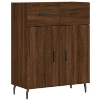 Thumbnail for Sideboard Braun Eichen-Optik 69,5x34x90 cm Holzwerkstoff