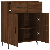 Thumbnail for Sideboard Braun Eichen-Optik 69,5x34x90 cm Holzwerkstoff