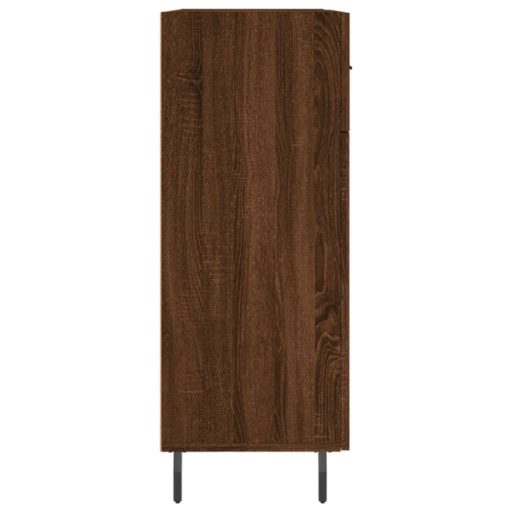 Sideboard Braun Eichen-Optik 69,5x34x90 cm Holzwerkstoff