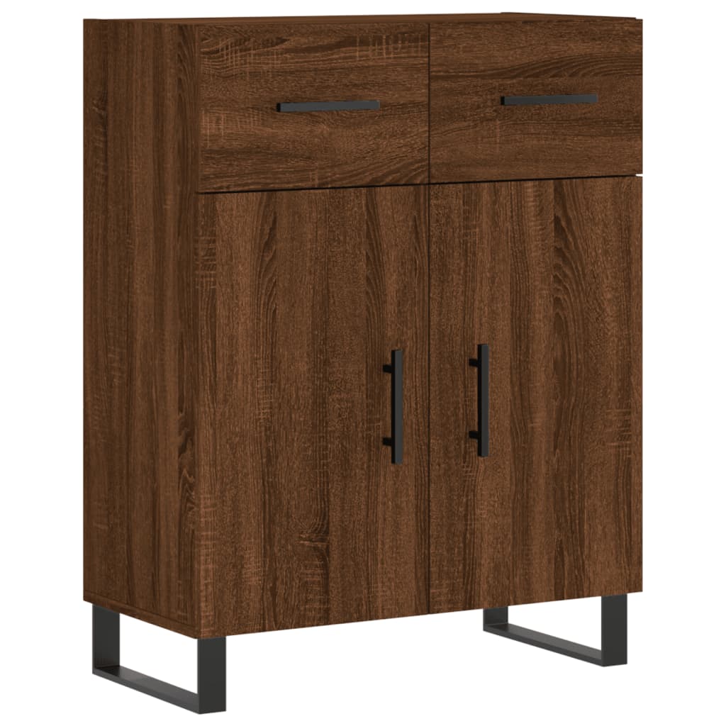 Sideboard Braun Eichen-Optik 69,5x34x90 cm Holzwerkstoff