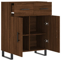 Thumbnail for Sideboard Braun Eichen-Optik 69,5x34x90 cm Holzwerkstoff