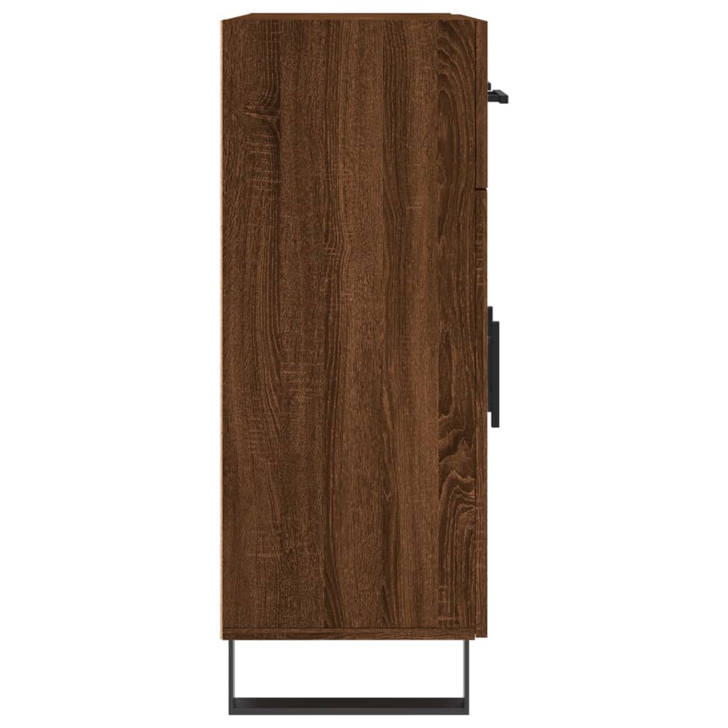 Sideboard Braun Eichen-Optik 69,5x34x90 cm Holzwerkstoff