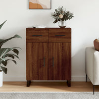 Thumbnail for Sideboard Braun Eichen-Optik 69,5x34x90 cm Holzwerkstoff