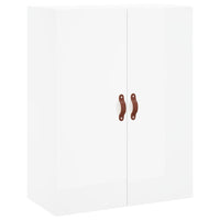 Thumbnail for Wandschrank Hochglanz-Weiß 69,5x34x90 cm