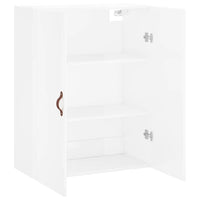 Thumbnail for Wandschrank Hochglanz-Weiß 69,5x34x90 cm