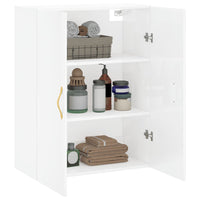 Thumbnail for Wandschrank Hochglanz-Weiß 69,5x34x90 cm