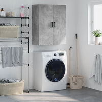 Thumbnail for Wandschrank Betongrau 69,5x34x90 cm