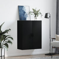 Thumbnail for Wandschrank Schwarz 69,5x34x90 cm