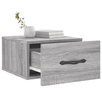 Thumbnail for Wand-Nachttische 2 Stk. Grau Sonoma 35x35x20 cm