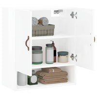 Thumbnail for Wandschrank Hochglanz-Weiß 60x31x70 cm Holzwerkstoff