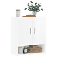 Thumbnail for Wandschrank Hochglanz-Weiß 60x31x70 cm Holzwerkstoff