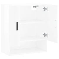 Thumbnail for Wandschrank Hochglanz-Weiß 60x31x70 cm Holzwerkstoff