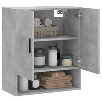 Thumbnail for Wandschrank Betongrau 60x31x70 cm Holzwerkstoff