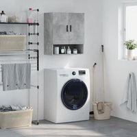 Thumbnail for Wandschrank Betongrau 60x31x70 cm Holzwerkstoff
