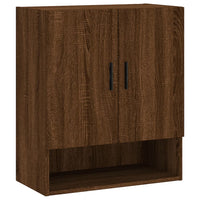 Thumbnail for Wandschrank Braun Eichen-Optik 60x31x70 cm Holzwerkstoff