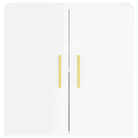 Thumbnail for Wandschrank Hochglanz-Weiß 60x31x60 cm Holzwerkstoff