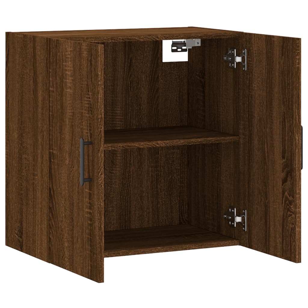 Wandschrank Braun Eichen-Optik 60x31x60 cm Holzwerkstoff