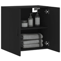 Thumbnail for Wandschrank Schwarz 60x31x60 cm Holzwerkstoff