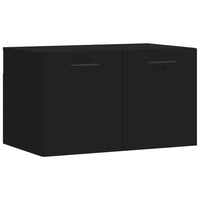 Thumbnail for Wandschrank Schwarz 60x36,5x35 cm Holzwerkstoff