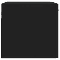 Thumbnail for Wandschrank Schwarz 60x36,5x35 cm Holzwerkstoff