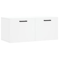 Thumbnail for Wandschrank Weiß 80x36,5x35 cm Holzwerkstoff