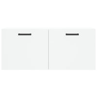 Thumbnail for Wandschrank Weiß 80x36,5x35 cm Holzwerkstoff