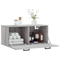 Thumbnail for Wandschrank Grau Sonoma 80x36,5x35 cm Holzwerkstoff