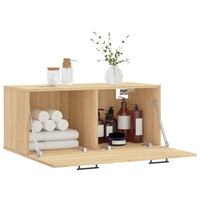 Thumbnail for Wandschrank Sonoma-Eiche 80x36,5x35 cm Holzwerkstoff