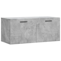 Thumbnail for Wandschrank Betongrau 80x36,5x35 cm Holzwerkstoff