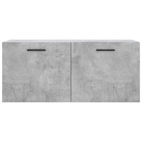 Thumbnail for Wandschrank Betongrau 80x36,5x35 cm Holzwerkstoff