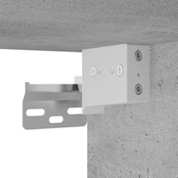 Thumbnail for Wandschrank Betongrau 80x36,5x35 cm Holzwerkstoff